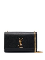 Saint Laurent sac porté épaule Monogram médium - Noir - thumbnail