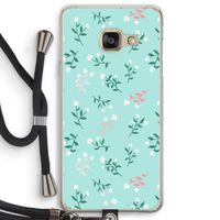 Small white flowers: Samsung Galaxy A3 (2016) Transparant Hoesje met koord