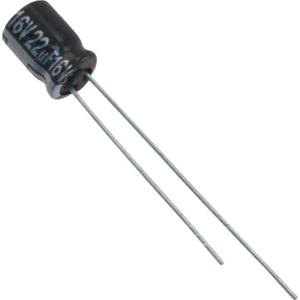 Panasonic Elektrolytische condensator Radiaal bedraad 2 mm 33 µF 10 V 20 % (Ø) 5 mm 1 stuk(s)