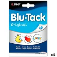 Stopverf Bostik Blu Tack Herbruikbaar (12 Stuks) Stopverf Bostik Blu Tack Herbruikbaar (12 Stuks)
