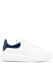 Alexander McQueen baskets Oversized en cuir - Blanc