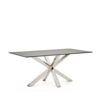 Kave Home Eettafel Argo Keramiek, 160 x 90cm - Bruin - thumbnail