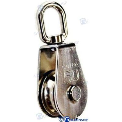 Poleas inox GS71080B - POLEA SIMPLE GIRATORIA 6 MM (10