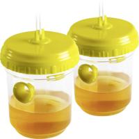 Gardigo Wespenval Lokstof (Ø x h) 9.5 cm x 12.7 cm Transparant, Geel 2 stuk(s)