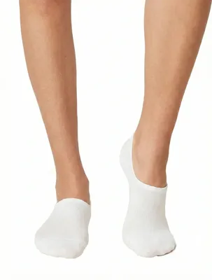 Teckel - 3-pack No Show invisible sokken - Footies - Onzichtbare kousenvoetjes - Met anti slip - Sokken voor in loafers