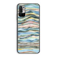 Watercolor Agate: Xiaomi Redmi Note 10 5G Transparant Hoesje