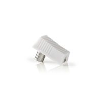Nedis CSBW40995WT Iec (coax) -connector Male + Female - Gehoekt 2 Stuks Wit