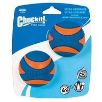 Chuckit ultra squeaker bal (MEDIUM 6 CM 2 ST) - thumbnail
