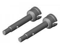 Team Corally - Wheel Shaft - Rear - Steel (2pcs)