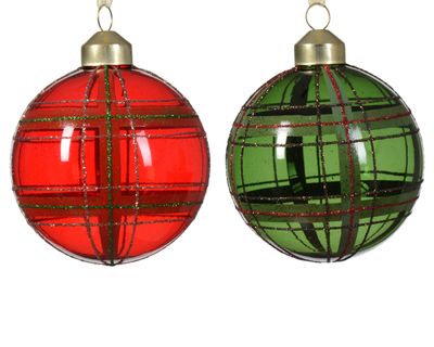 Kerstbal glas d8 cm a2 LXXXI kerst Decoris - Decoris Kerstbal glas d8 cm a2 LXXXI kerst Decoris - Decoris