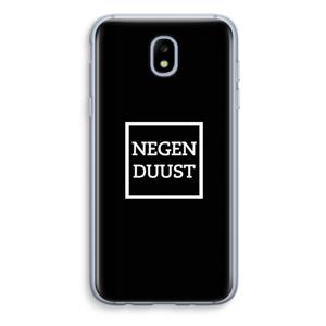 Negenduust black: Samsung Galaxy J5 (2017) Transparant Hoesje