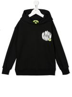 Barrow kids hoodie en coton à logo imprimé - Noir