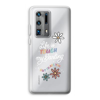 Tough Life: Huawei P40 Pro Plus Transparant Hoesje