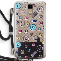 8-bit N°9: LG K10 (2016) Transparant Hoesje met koord