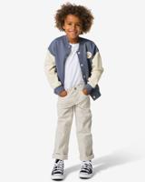HEMA Kinderbroek Strepen Wit (wit)