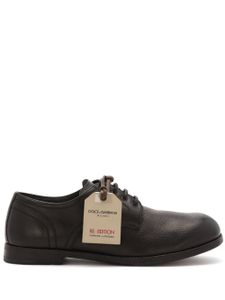 Dolce & Gabbana derbies en cuir - Noir