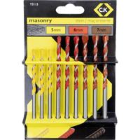 C.K T3113 T3113 Beton-spiraalboren set 9-delig 5 mm, 6 mm, 7 mm 1 stuk(s) C.K T3113 T3113 Beton-spiraalboren set 9-delig 5 mm, 6 mm, 7 mm 1 stuk(s)