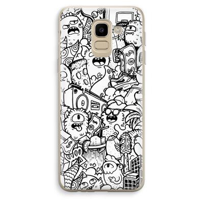Vexx City #2: Samsung Galaxy J6 (2018) Transparant Hoesje