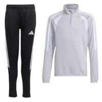 adidas Tiro 26 League Trainingspak 1/4-Zip Kids Grijs Zwart