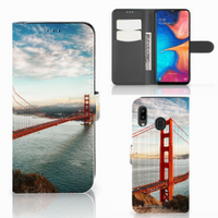 Samsung Galaxy A30 Flip Cover Golden Gate Bridge