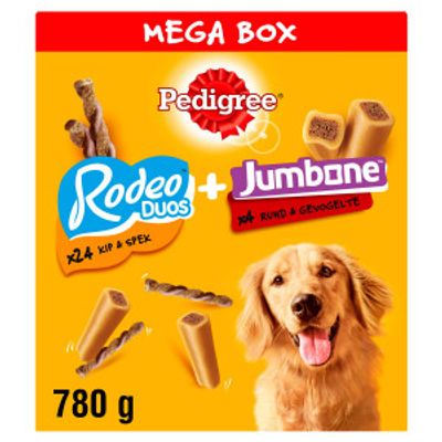 Pedigree Megabox Rodeo Duos & Jumbone hondensnacks 1 verpakking
