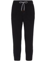 Brunello Cucinelli pantalon de jogging à design nervuré - Noir - thumbnail