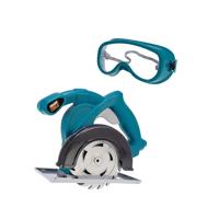 Toi-Toys Speelgoed cirkelzaag en veiligheidsbril