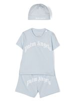 Palm Angels Kids trousseau de naissance à logo imprimé - Bleu - thumbnail