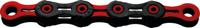 KMC fietsketting dlc 11 118 schakels - rood/zwart