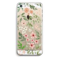Botanical sweet flower heaven: iPhone 5 / 5S / SE Transparant Hoesje