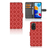 Xiaomi Redmi Note 11/11S Telefoon Hoesje Batik Rood - thumbnail