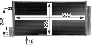 Condensor, airconditioning AC505001S