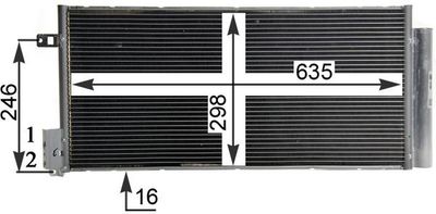 Condensor, airconditioning AC505001S