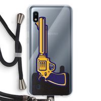 Pew Pew Pew: Samsung Galaxy A10 Transparant Hoesje met koord Pew Pew Pew: Samsung Galaxy A10 Transparant Hoesje met koord