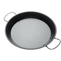KitchenCraft paellapan 32 cm aluminium zwart - thumbnail