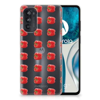 Motorola Moto G52/G82 | Siliconen Case | Paprika Red