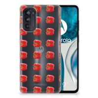 Motorola Moto G52/G82 | Siliconen Case | Paprika Red