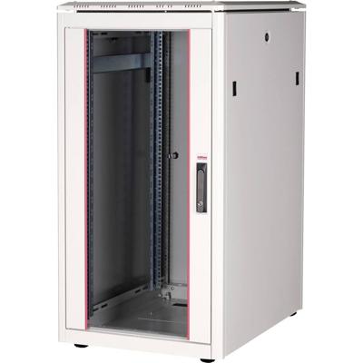 ROLINE 19-inch netwerkkast Pro 22 U, 600x800 BxD Glazen deur grijs