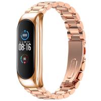 Xiaomi Mi 3/4/5/6 Kralen Stalen Schakel Band - Rose Goud