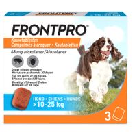 Frontpro kauwtablet Hond Large 3 kauwtabletten 10-25kg
