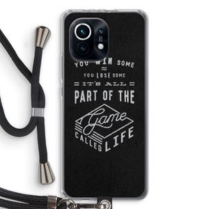 Life: Xiaomi Mi 11 Transparant Hoesje met koord