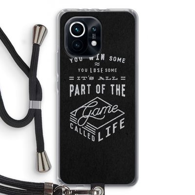 Life: Xiaomi Mi 11 Transparant Hoesje met koord