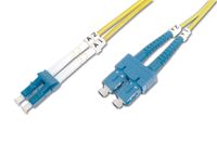 Digitus DK-2932-01 Glasvezel kabel 1 m LC SC Geel