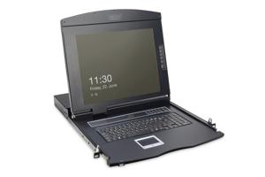 Digitus DS-72210 rack console 43,2 cm (17 ) 1280 x 1024 Pixels Zwart 1U - [DS-72210-1GE]