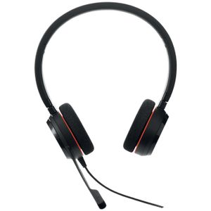 Jabra Evolve 20 MS Stereo Headset Bedraad Hoofdband Kantoor/callcenter USB Type-A Zwart