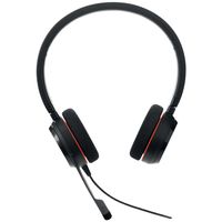 Jabra Evolve 20 MS Stereo Headset Bedraad Hoofdband Kantoor/callcenter USB Type-A Zwart - thumbnail