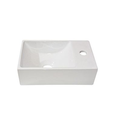 Best Design Wonder fontein 29x18x9.5cm 1 kraangat rechts keramiek wit 3875080
