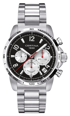 Horlogeband Certina C0016141105700A / C605014464 Staal 22mm