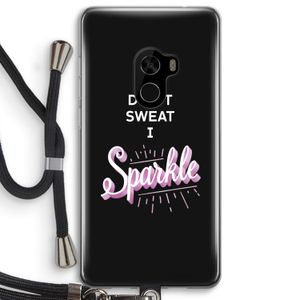 Sparkle quote: Xiaomi Mi Mix 2 Transparant Hoesje met koord