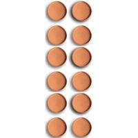 Zeller Whiteboard Magneten - extra sterk - 12x - rose goud - 2 cm - koelkast magneet